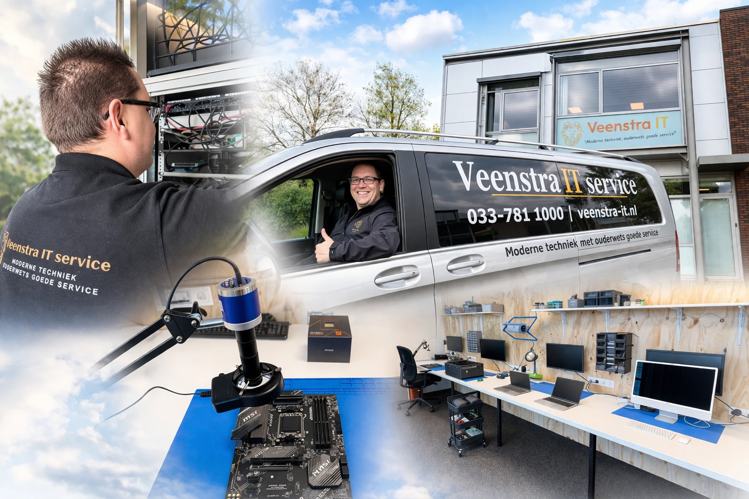 Veenstra IT — team in de werkplaats